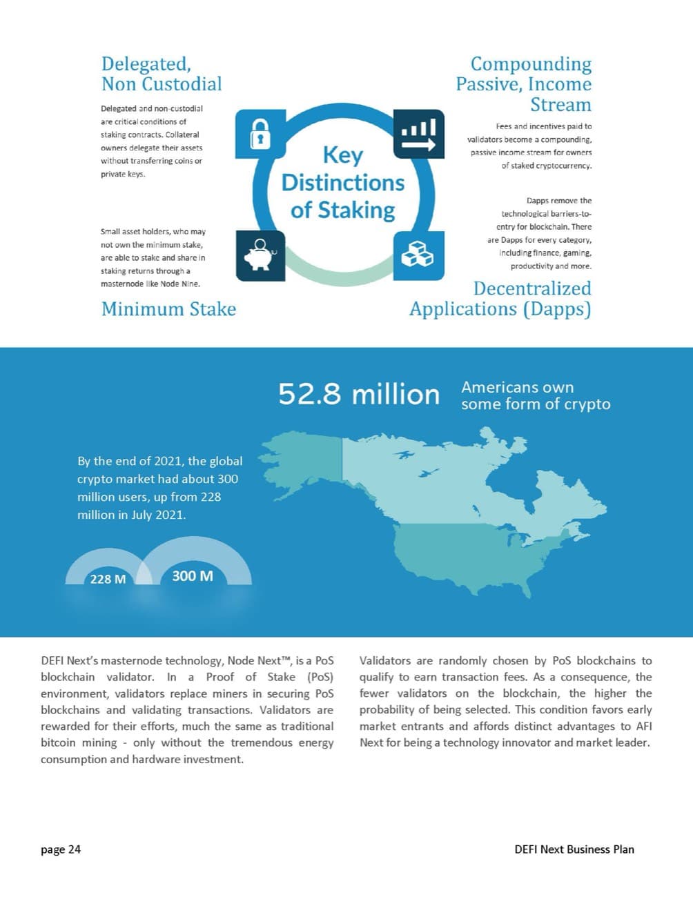 DEFI Next business plan sample page 2