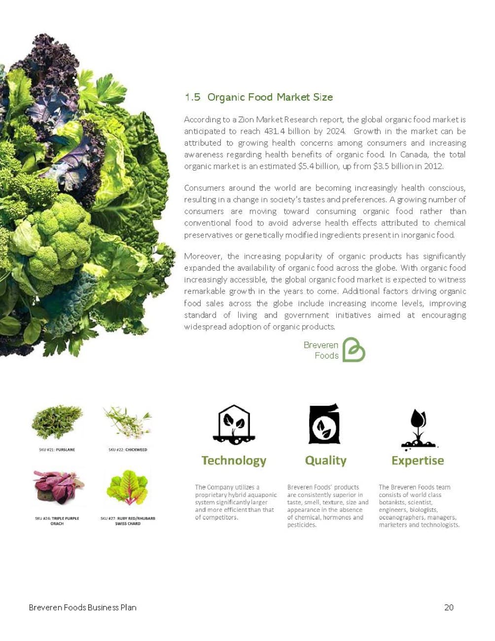 Aquaponics business plan sample page 2